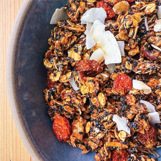 Black Sesame Almond Dried Gooseberry (12oz)