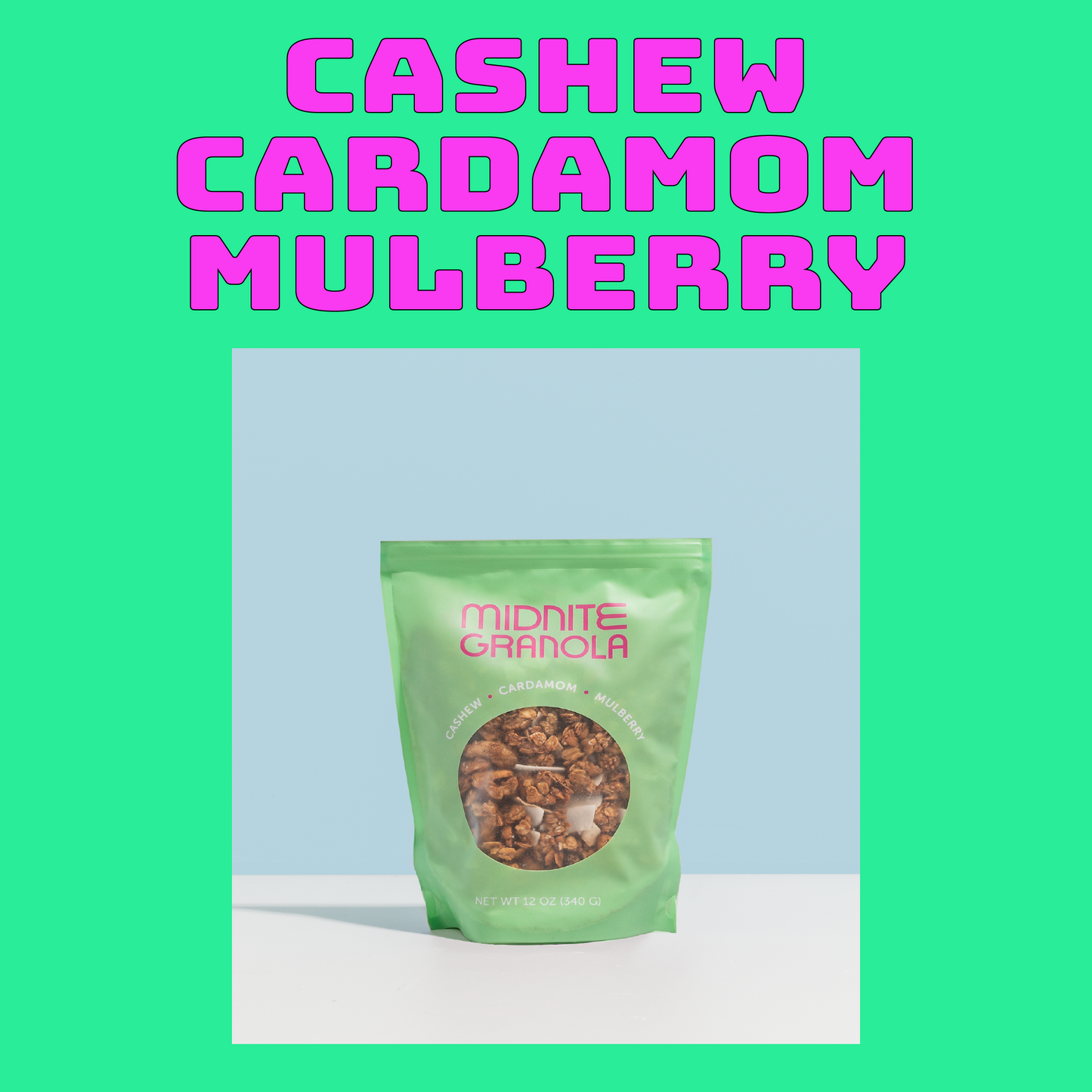 CASHEW, CARDAMOM, & DRIED MULBERRY